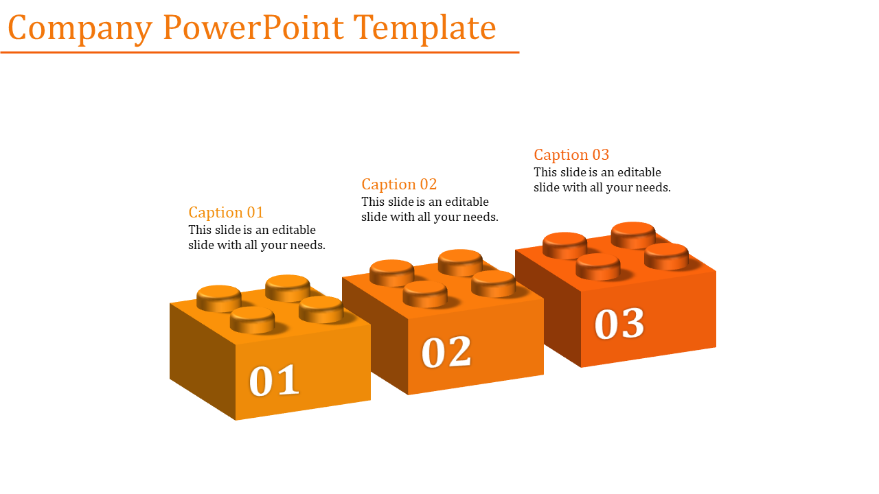 Company PowerPoint Templates And Google Slides - Lego Model